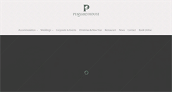 Desktop Screenshot of penyardhouse.co.uk
