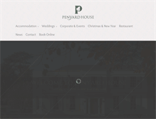 Tablet Screenshot of penyardhouse.co.uk